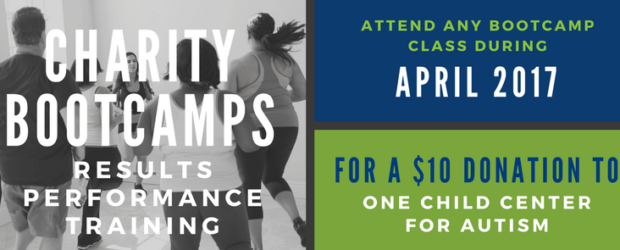 April Bootcamps to benefit One Child