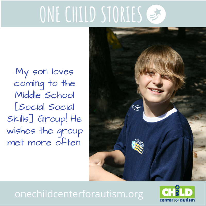 One Child Stories - Social Skills Groups